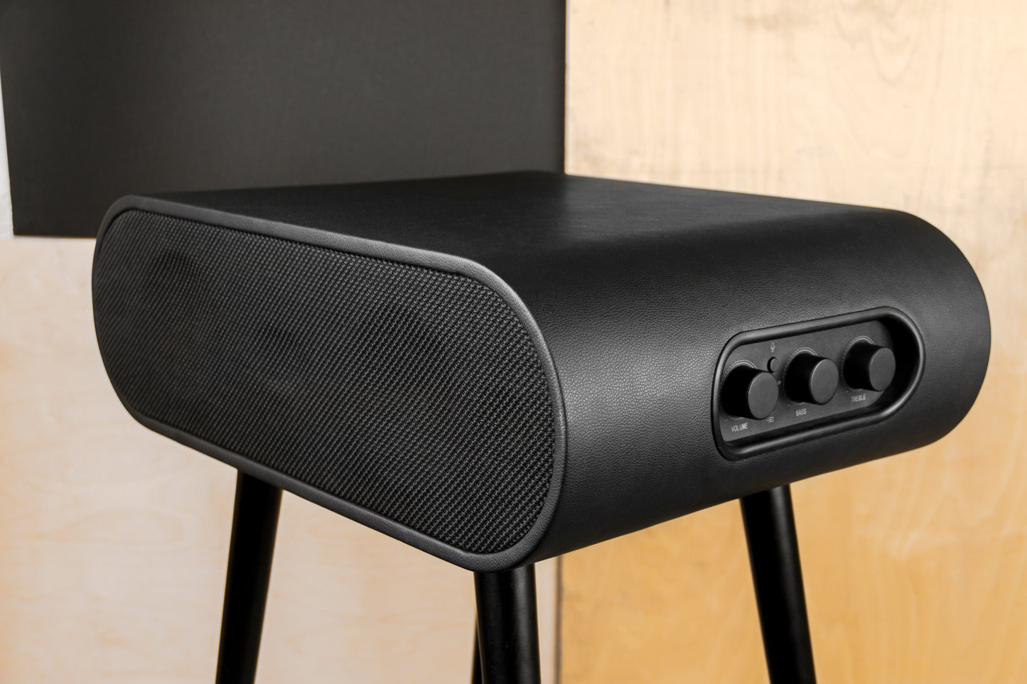 TG SoundCharge Vibe - Black Side Table / 120W Bluetooth Speaker / Wireless Charger All in One *Includes Free Shipping